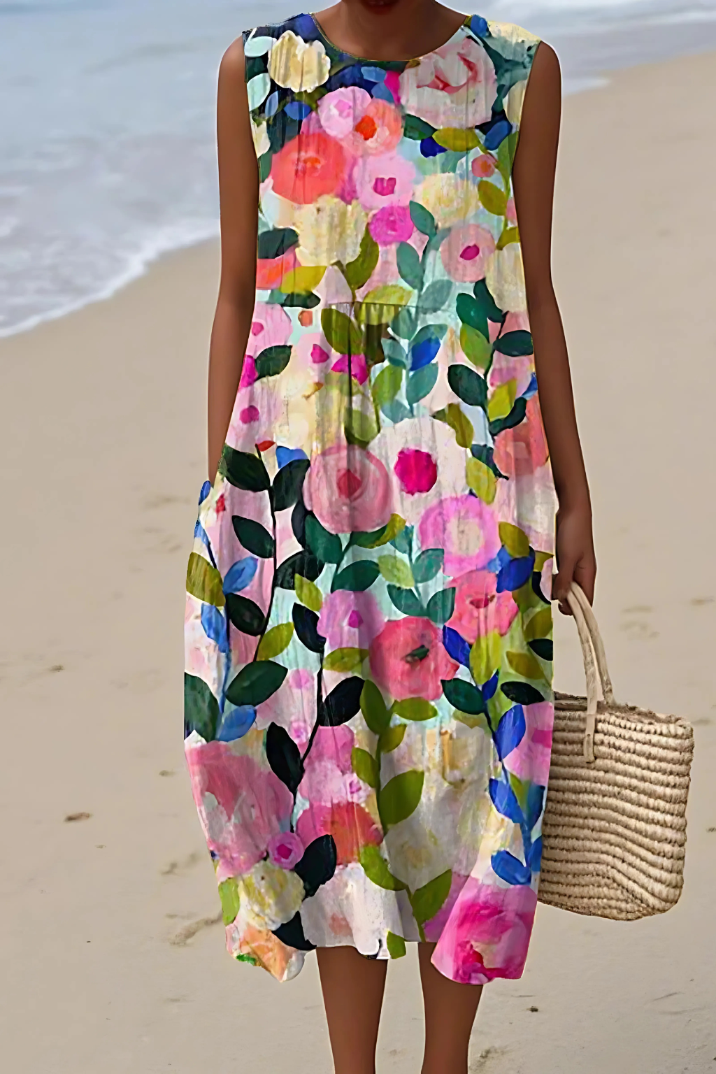 SOFIE | Sukienka bez rękawów – Luźny urok na słoneczne dni