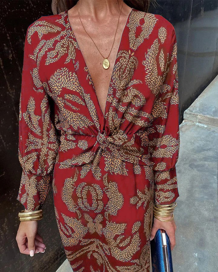FERNANDA | Luksusowa Boho Maxi Sukienka